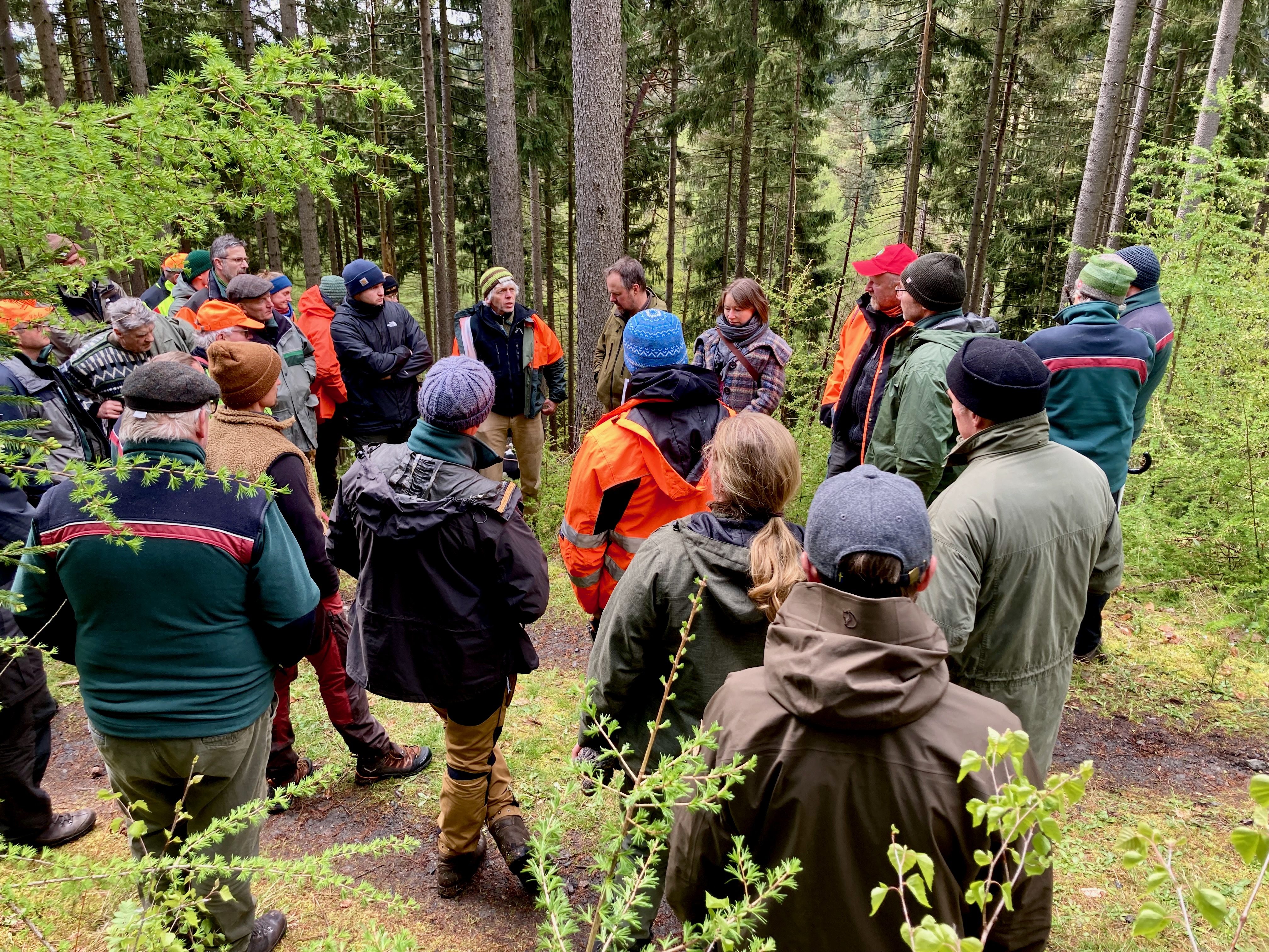 ANW-Exkursion im Zukunftswald ANW-Exkursion im Zukunftswald