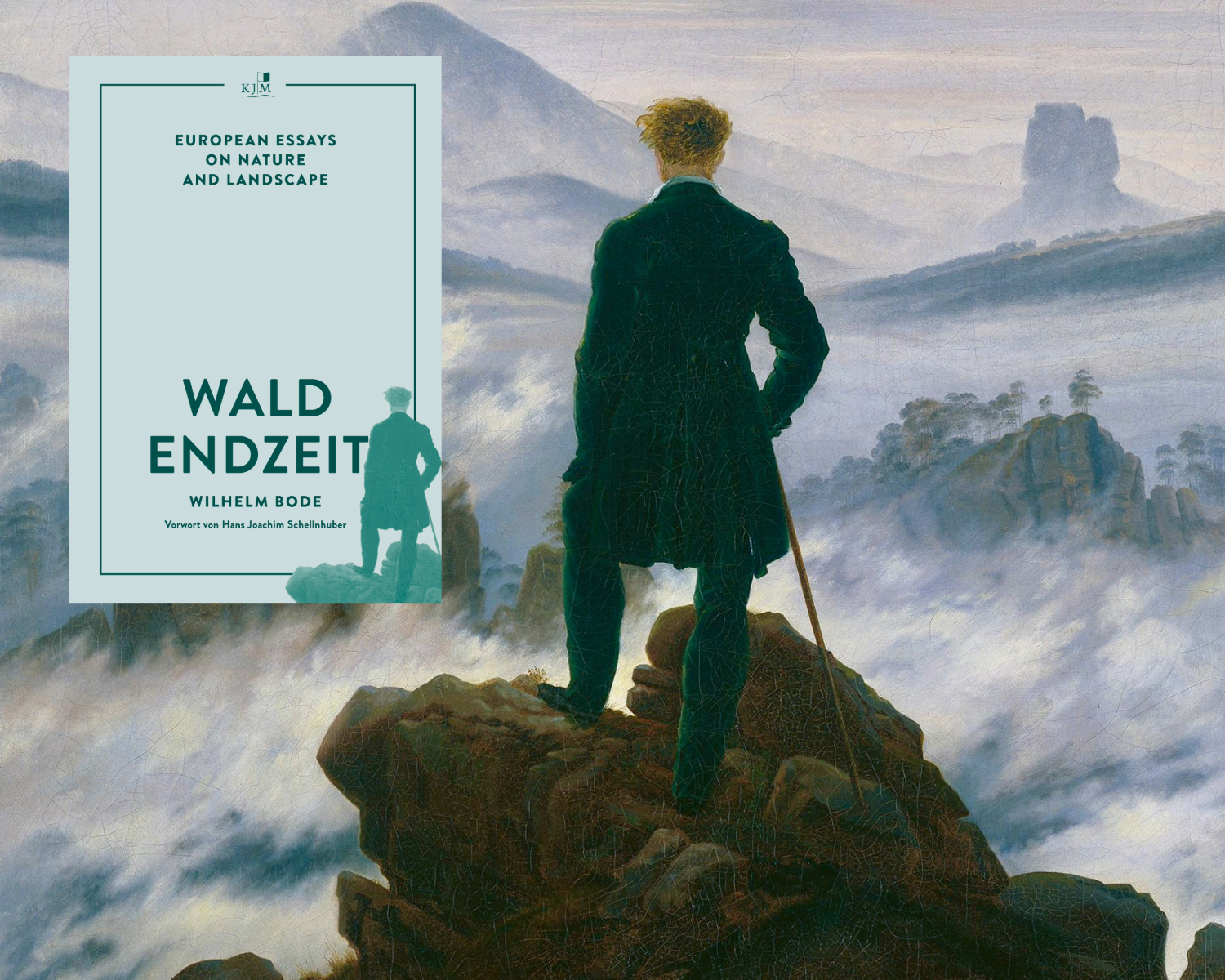 Ein Forstmann als Wanderer über dem Nebelmeer Der Wanderer über dem Nebelmeer