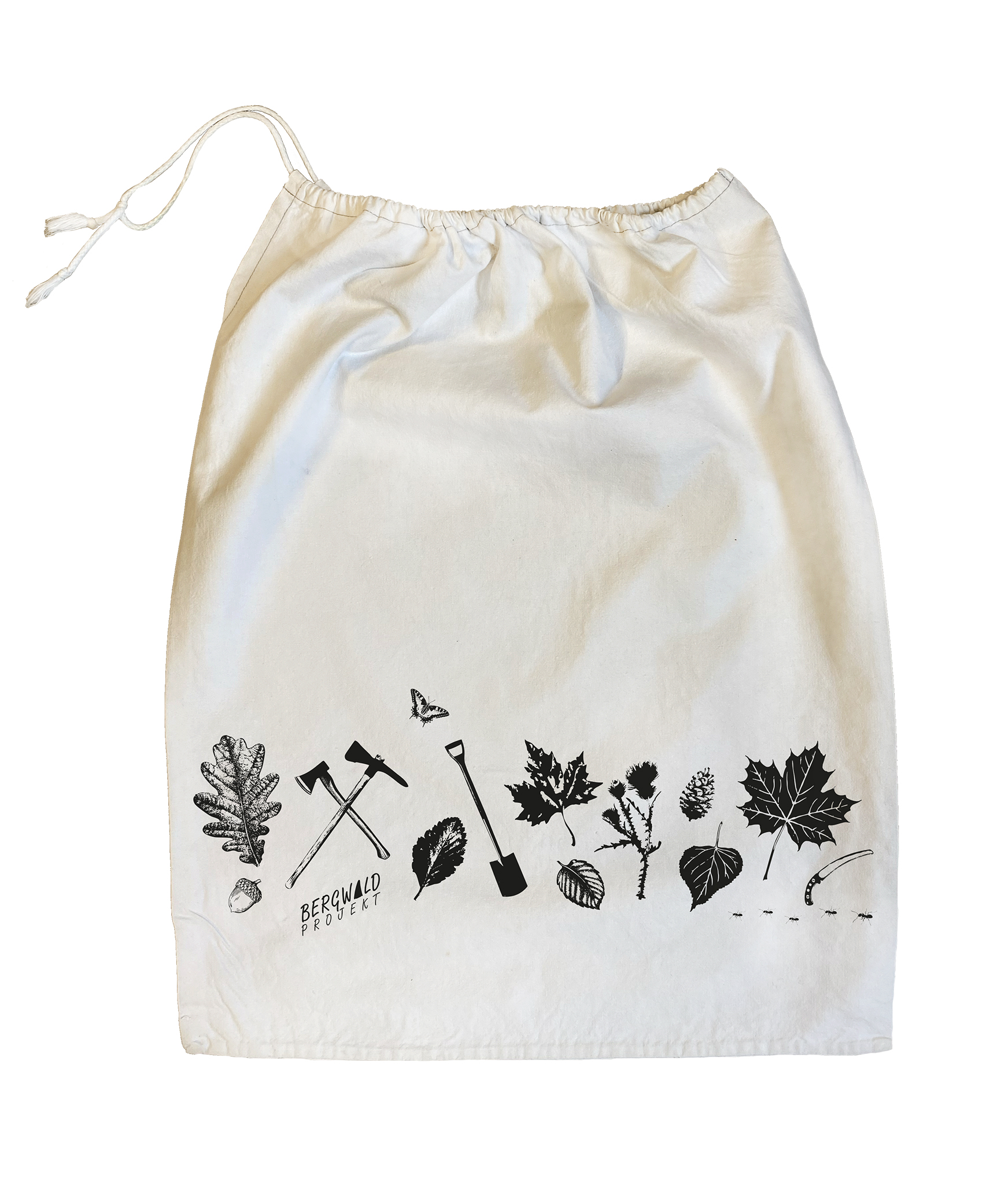 Kleiner Wäschesack in beige