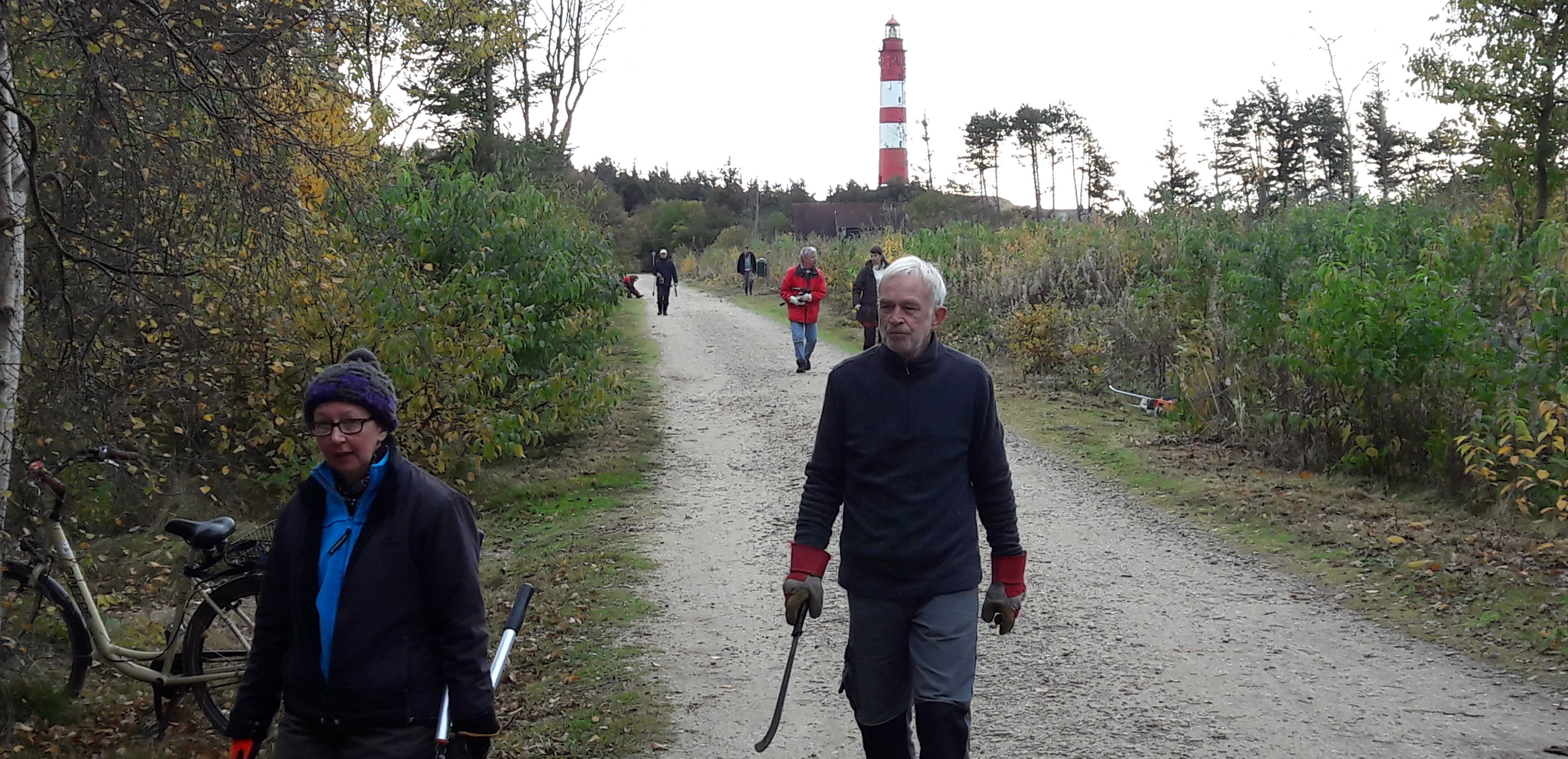 Der Leuchtturm weist den Weg zur Arbeitsfläche.