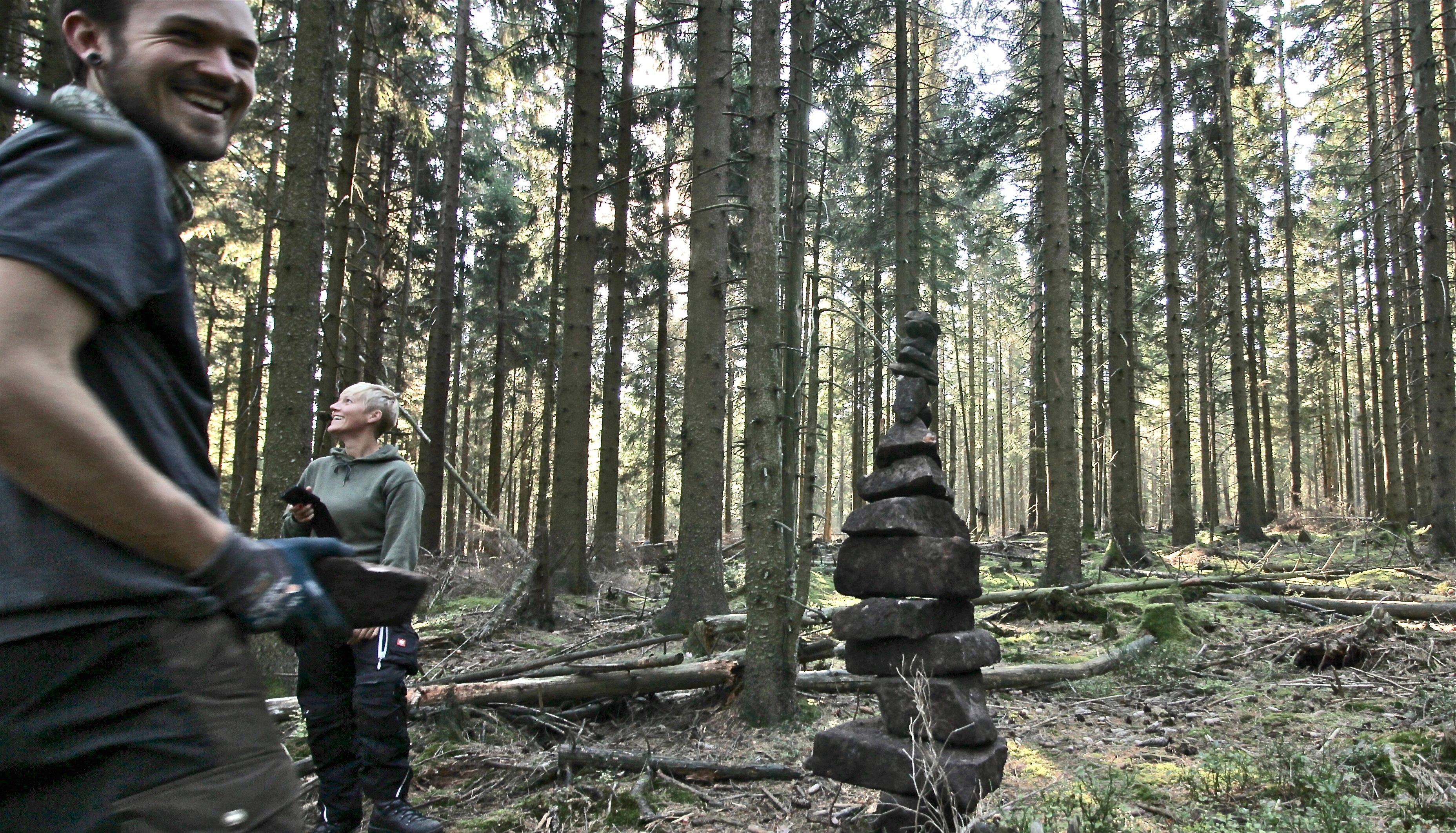 Viel Steine gab's für Steinmännchen