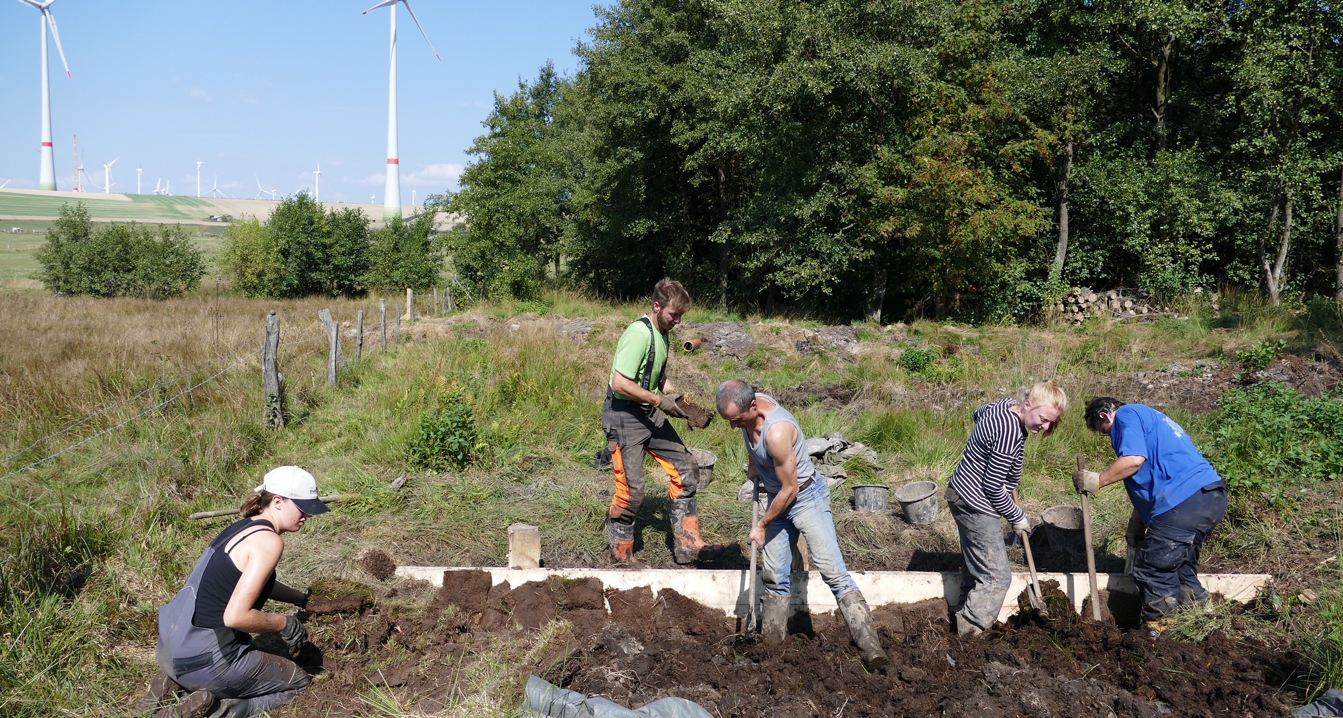Auch am Teutoburger Waldrand ist das Moor zu trocken Auch am Teutoburger Waldrand ist das Moor zu trocken