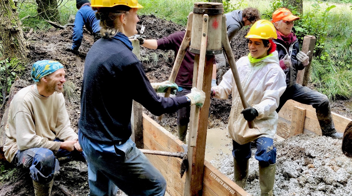 Letzte Spundwand für Jasmunds Moore Letzte Spundwand für Jasmunds Moore