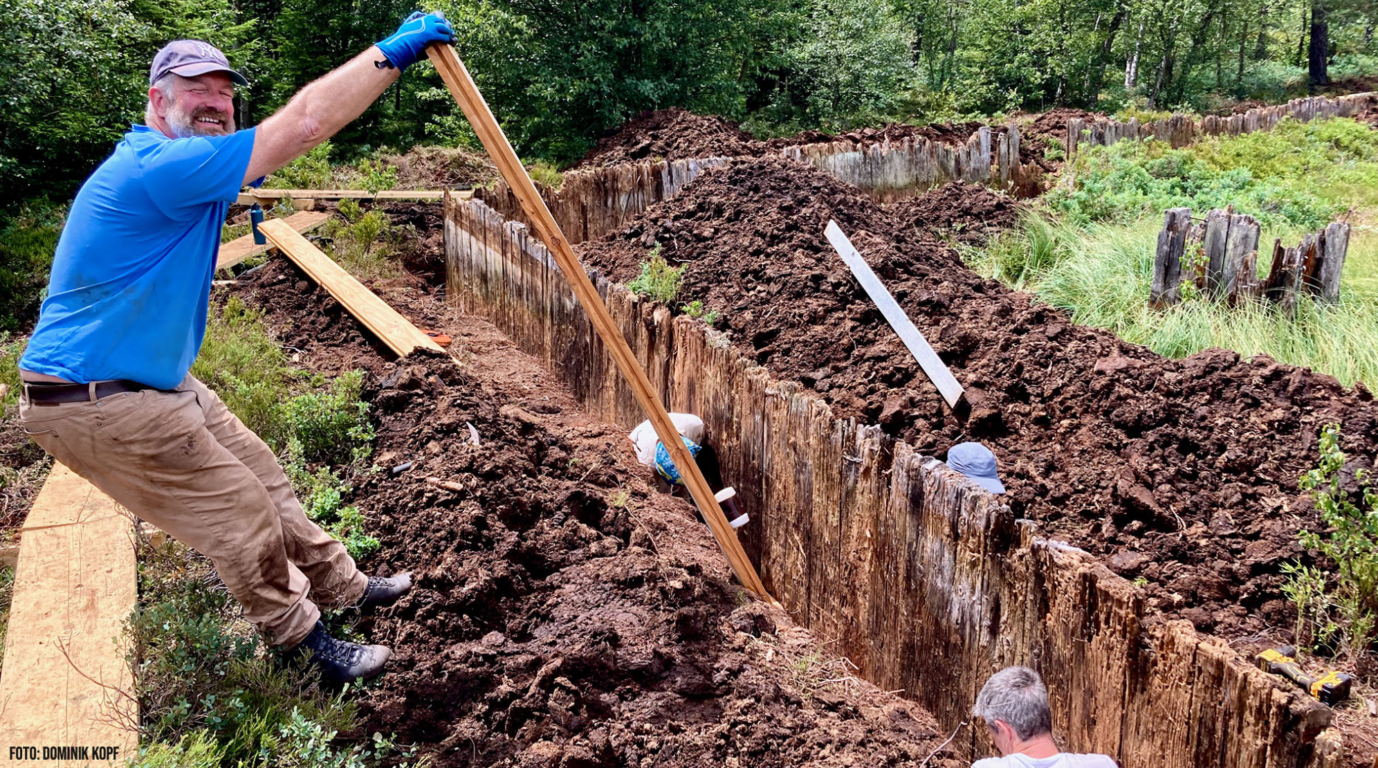 Das Bauwerk wird in Form gebracht Das Bauwerk wird in Form gebracht