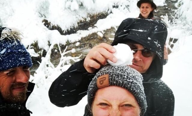 Schneefall in Schliersee Schneefall in Schliersee