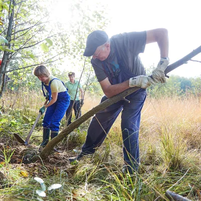 Gruppe ind er Pflege