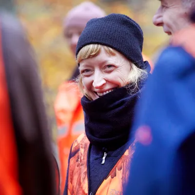 Portrait einer lächelnden Teilnehmerin