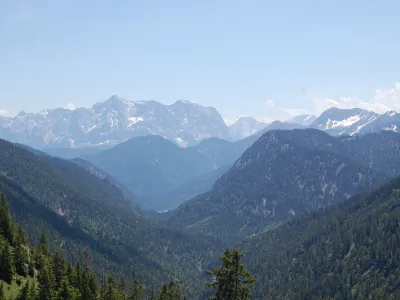Blick auf die Berge